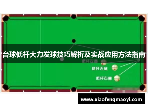 台球低杆大力发球技巧解析及实战应用方法指南